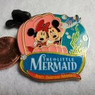 Disney California Adventure Booster Pin Mickey Minnie Ariel's Undersea Adventure