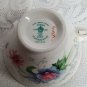 Floral Tea Cup & Saucer Crown Staffordshire England Fine Bone China OA4A08