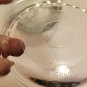 Vintage KIM Glass Soup Salad Bowls Frosted and Rose Applique Indonesia OC4B14