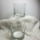 Pair Celtic Shamrock Whiskey Glasses Tumblers Lowball Highball 3 1/2" hi OA2A20