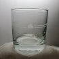 Pair Celtic Shamrock Whiskey Glasses Tumblers Lowball Highball 3 1/2" hi OA2A20