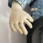 Vintage Chinese Cloth Doll with Baby Ada Lum? Tripod Mark? No tag 13" Hand Sewn?