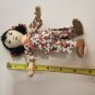Vintage Chinese Cloth Doll with Baby Ada Lum? Tripod Mark? No tag 13" Hand Sewn?