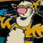 Tigger Hopping on green  Disk arms open Winnie the Pooh Tiger  Disney pin R3