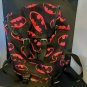 DC Comics Authentic Batman Backpack with vinyl or leather straps and base ADULT