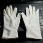 Vintage Dress White Gloves Back Button Closure Wmn SM Nylon OA2B04
