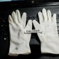 Vintage Dress White Gloves Back Button Closure Wmn SM Nylon OA2B04