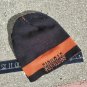 Sturgis Escapee Adult Beanie Orange Black Striped OC2B08