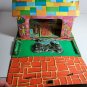 Vintage Kiddie Zoo Ideal Toy Corp Fold Out Playset Carry Case 60s 70s OB4B15