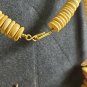 Incredible Vintage Colorful Wood Chip Necklace USA SHIPPER 28" Barrel ODJB01 19