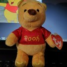 Ty Winnie the Pooh Disney Sparkle with hang tags 5 1/2" H 2014 Beanie Baby