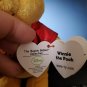 Ty Winnie the Pooh Disney Sparkle with hang tags 5 1/2" H 2014 Beanie Baby