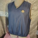 Black Lake Golf Resort Lined Lg Pullover Vest US Made V Neck WIndbreaker CB01-05
