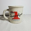 Coffee Mug #1 Grandpa Cup c1983 Clay in Mind 3 3/4" H 31/2" D Grandfather OA4A06