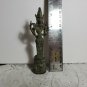 Vintage Brass Statue Lord Shiva Shankar No Trishul Version 5" with Patina OA4B05