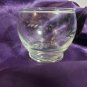 Vintage Round Shot Glass Wheat or Olive Pattern Etching 2" H x 2" Diam OA4C13