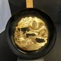 The World Gift Co, Inc. Vintage RARE Metal Decorative Plates Japan Scene OA3B15