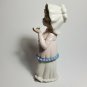 Torralba Spain Figurine Girl Standing Holding Flowers Porcelain 7 1/2" H OC4A05