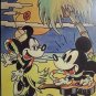 Mickey Minnie Mouse Hula by Moonlight in Paradise Printed Mounted Masonite Wood