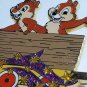 Chip & Dale (only) Character Train Disney Pin From Mystery Pin Set  PB02 027