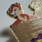 Chip & Dale (only) Character Train Disney Pin From Mystery Pin Set  PB02 027