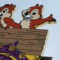 Chip & Dale (only) Character Train Disney Pin From Mystery Pin Set  PB02 027