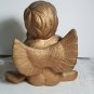 Trio Cute Ceramic Cherubs 6 1/2" Tall Bronze Color Table Top Decoration OA4B08