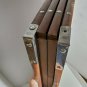 Very Vintage Japanese Byobu 4 Panel Folding Table Top Screen 34" T 49" W OB4C01