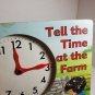 Tell the Time at The Farm Board Book with Clock 1996 Stephanie Ryder England
