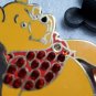 Disney Pin Jeweled Shirt Winnie the Pooh missing one jewel 2007 Jewel PB01 092