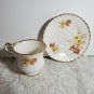 Autumn Floral Tea Cup & Saucer Elizabethan England Fine Bone China OA4A09