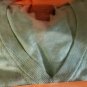Brooks Brothers 346 Supima Cotton V Neck Green Sweater Vest Men's Large OC3B08
