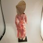 Vintage Authentic Viet-Nam Souvenir Doll 16" Female 1960s Beautiful Face OA5C20
