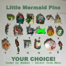 Disney Pins The Little Mermaid Ariel Ursula Eric Scuttle YOUR CHOICE! PB02*