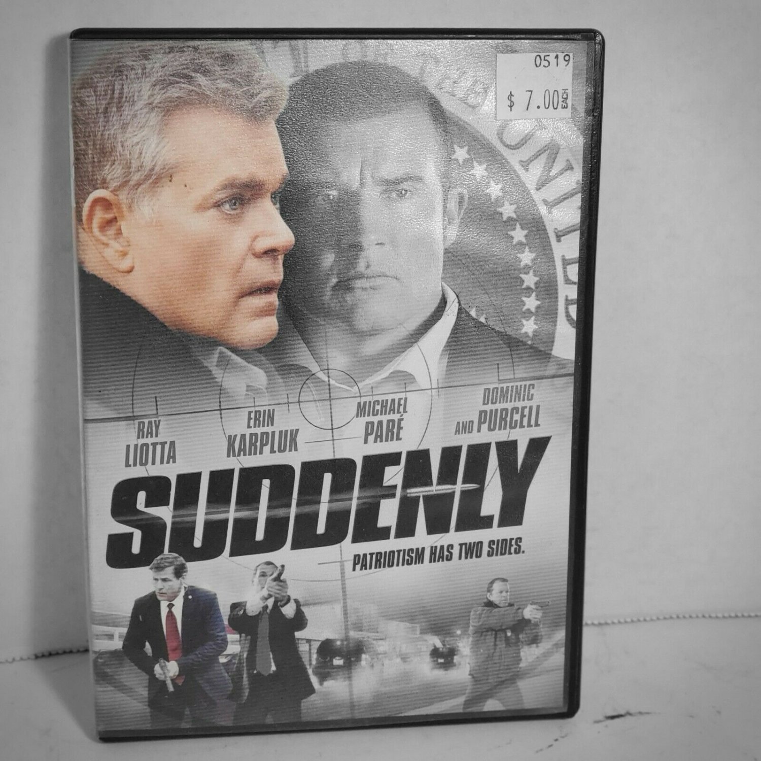 DVD Suddenly Unrated Ray Liotta Dolby Audio Widescreen Letterbox CC OC4A21