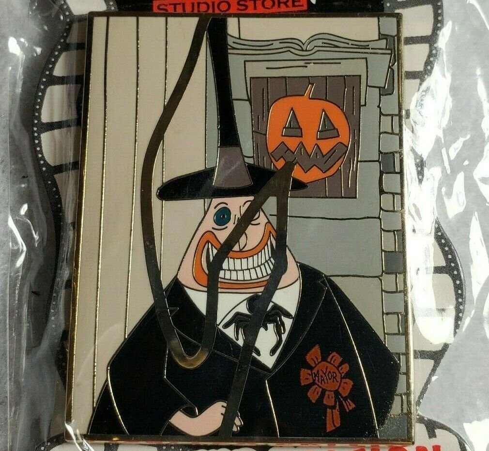 Disney Studio Store Mayor Nightmare Before Christmas Special Pin Set NBC 2014