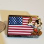 Layer Pin Mickey Mouse American Flag Hats Off Convention Delegate 15 STRIPES