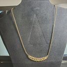 New Zirconia & Gold Necklace USA SHIPPER 18-20" Lobster Clasp ODJB01 18
