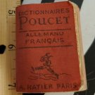 Antique Book Collection POUCET Miniature Allemand Francais German French OA2A14