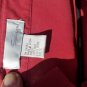 NEW SILK Spiegel Red Pepper Sz 12 Shirt-Dress Button-up Blouse 3/4 Sleeve OA3A05