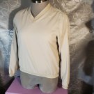 Liz Golf Claiborne Pullover V Neck Mesh Lined Windbreaker Sleeve Pkt Sml CB01-09