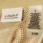 Liz Golf Claiborne Pullover V Neck Mesh Lined Windbreaker Sleeve Pkt Sml CB01-09