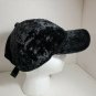 David And Young New York Velvet Look Polyester Blk Mom Hat Cap Embroidered Rose