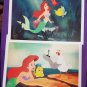 Little Mermaid Ariel Commemorative Lithograph 2013 Disney Store Exclusive Set 4