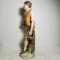 Vintage HOMCO Collection Apple Basket Boy Japan #1416 Figurine 12" Chip OA3C04