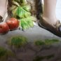 Vintage HOMCO Collection Apple Basket Boy Japan #1416 Figurine 12" Chip OA3C04
