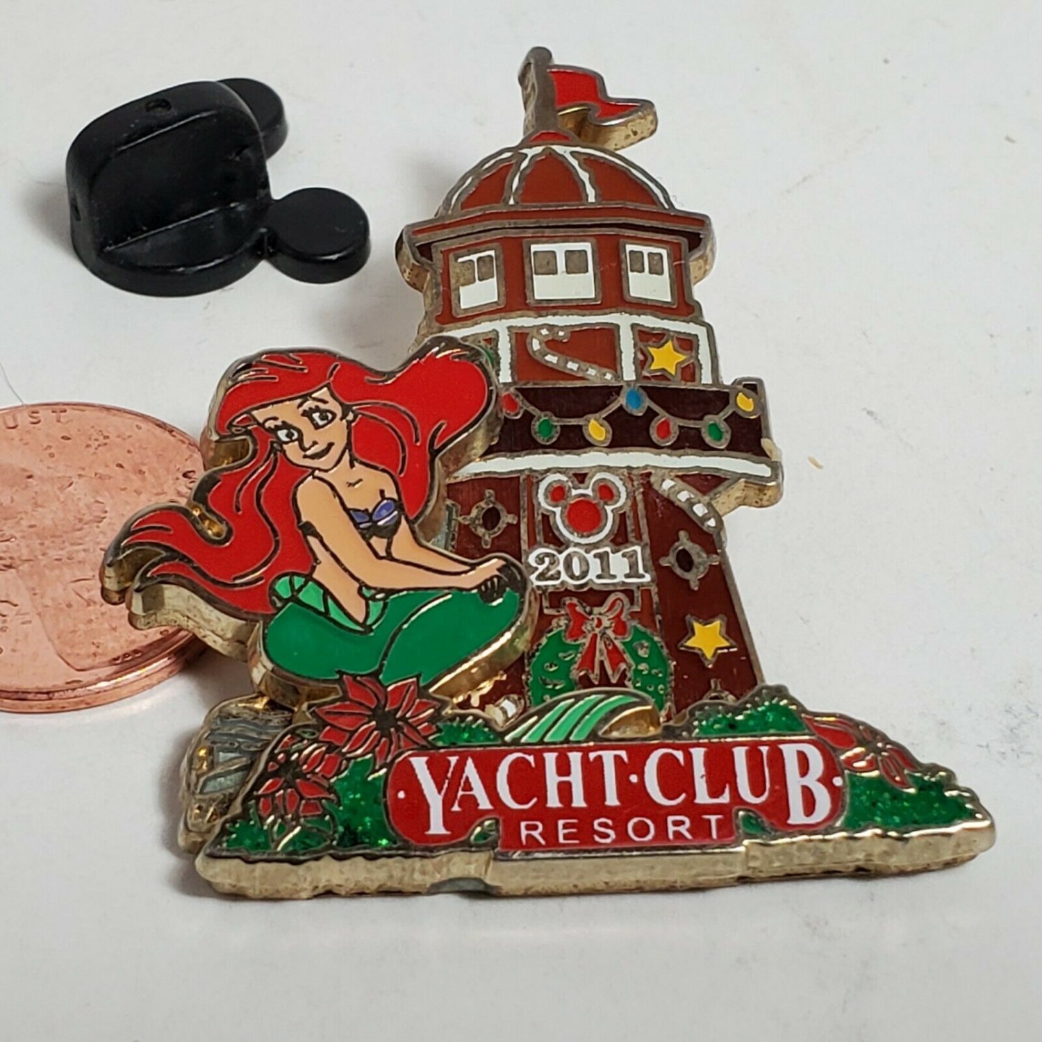 Walt Disney World Gingerbread Lighthouse 2011 Disney's Yacht Club Resort Ariel