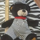 Wishpets Charlie Bear Train Conductor 12" Grand Canyon Railway Plush OA3B02