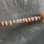 Incredible Vintage Colorful Wood Bead Necklace USA SHIPPER 24" Barrel ODJB01 06