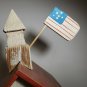 Patriotic Schoolhouse Birdhouse Rustic Great 4th of July School House OA3B03